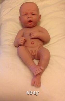 Baby Boy! Precious Preemie 14 Reborn Lifelike First Yawn Berenguer Doll W Extras