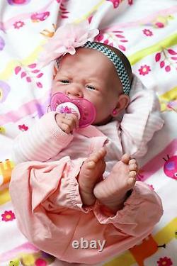 Baby Girl Berenguer Life Like Reborn Preemie Pacifier Doll +Extras Accessories