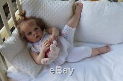 Baby Liam by Bonnie Brown, reborn girl. 28.5, Artist Tsybina Natalia Sweet bun