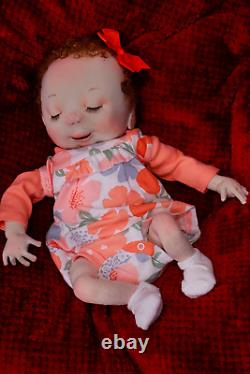 Baby Reborn Cloth Doll Ooak Puppe Doll Soft Sculpture Baby Jasmine by Marlos