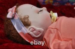 Baby Reborn Cloth Doll Ooak Puppe Doll Soft Sculpture Baby Jasmine by Marlos