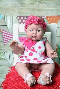 Baby Reborn Doll Berenguer Real Clothes 18 inches Vinyl Life Like anatomically