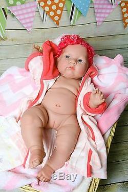 Baby Reborn Doll Berenguer Real Clothes 18 inches Vinyl Life Like anatomically