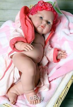 Baby Reborn Doll Berenguer Real Clothes 18 inches Vinyl Life Like anatomically