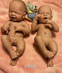 Baby Twins Reborn Doll Berenguer 14 PREEMIE Vinyl Preemie Life like BOY/ GIRL