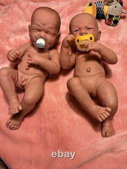 Baby Twins Reborn Doll Berenguer 14 PREEMIE Vinyl Preemie Life like BOY/ GIRL