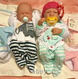 Baby Twins Reborn Doll Berenguer 14 PREEMIE Vinyl Preemie Life like BOY/ GIRL