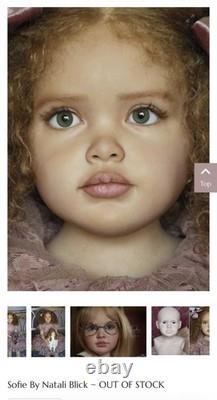 Baby reborn doll Kit, toddler Sofie By Natali Blick