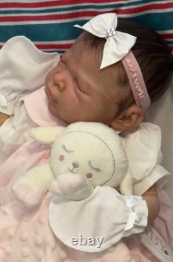 Beautifu Reborn Baby-Bruin Sculpt by Adrie Stoete- Reborn Artist Mary Sherman