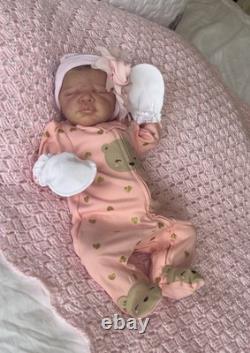 Beautifu Reborn Baby-Bruin Sculpt by Adrie Stoete- Reborn Artist Mary Sherman