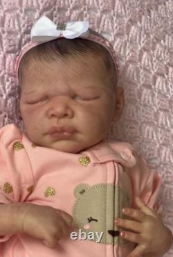 Beautifu Reborn Baby-Bruin Sculpt by Adrie Stoete- Reborn Artist Mary Sherman