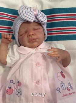 Beautifu Reborn Baby-Bruin Sculpt by Adrie Stoete- Reborn Artist Mary Sherman