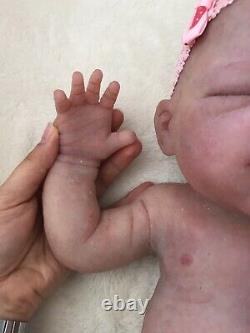 Beautiful Full Body Silicone Baby Girl Doll By Maribel Valles