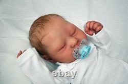 Beautiful Hand-Painted Reborn Baby Boy Luciano by Cassie Brace