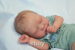 Beautiful Hand-Painted Reborn Baby Boy Luciano by Cassie Brace