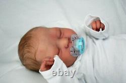 Beautiful Hand-Painted Reborn Baby Boy Luciano by Cassie Brace