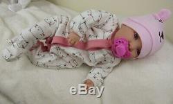 Beautiful Handmade Happy Eyes Open Reborn Baby Girl Doll by BabyDollArtUK