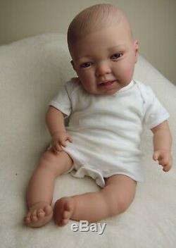 Beautiful Handmade Happy Eyes Open Reborn Baby Girl Doll by BabyDollArtUK