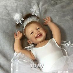 Beautiful Happy little Reborn GIRL TODDLER Doll Mila