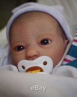 Beautiful Reborn Baby Boy Ashley Awake Realborn painted by Willow Dobson