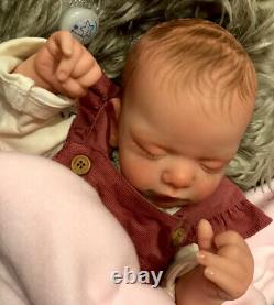 Beautiful SLEEPING Reborn baby doll. Mia