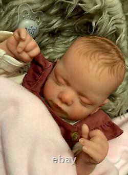 Beautiful SLEEPING Reborn baby doll. Mia