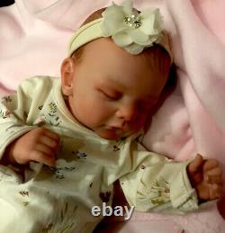 Beautiful SLEEPING Reborn baby doll. Mia