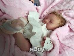 Beautiful full body silicone baby girl fbs Tiffany Dawn Bowie ecoflex fbs