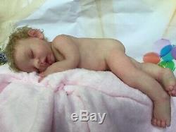 Beautiful full body silicone baby girl fbs Tiffany Dawn Bowie ecoflex fbs