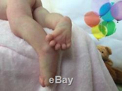 Beautiful full body silicone baby girl fbs Tiffany Dawn Bowie ecoflex fbs