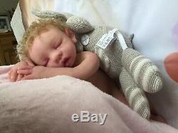 Beautiful full body silicone baby girl fbs Tiffany Dawn Bowie ecoflex fbs