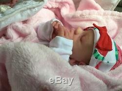 Beautiful full body silicone baby girl fbs Tiffany Dawn Bowie ecoflex fbs