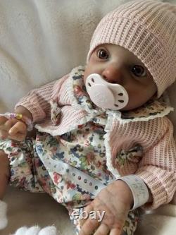 Beautifully Handcrafted Reborn Doll 15 Mikki. Great For All Doll Enthusiasts