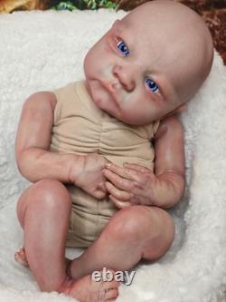 Beautifully Handcrafted Reborn Doll 17 Levi Awake. Great For All Collectors