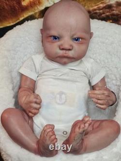 Beautifully Handcrafted Reborn Doll 17 Levi Awake. Great For All Collectors