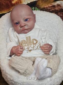 Beautifully Handcrafted Reborn Doll 17 Levi Awake. Great For All Collectors