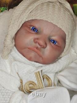 Beautifully Handcrafted Reborn Doll 17 Levi Awake. Great For All Collectors