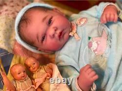 Berenguer 15 reborn baby doll hand painted weighted