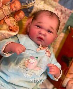 Berenguer 15 reborn baby doll hand painted weighted