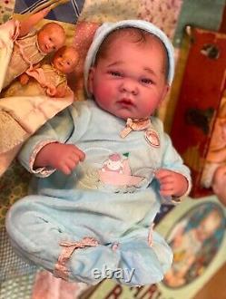 Berenguer 15 reborn baby doll hand painted weighted
