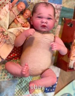 Berenguer 15 reborn baby doll hand painted weighted
