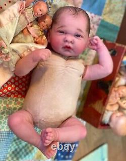 Berenguer 15 reborn baby doll hand painted weighted