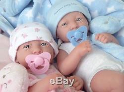 Berenguer La Newborn Twin Girl Boy Doll For Reborn/play Realistic & Lifelike