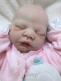 Big SILICONE Cuddle Baby GIRL Reborn Doll