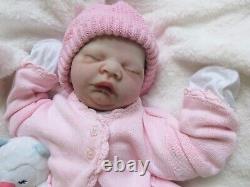 Big SILICONE Cuddle Baby GIRL Reborn Doll