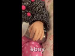 Biracial reborn baby girl doll