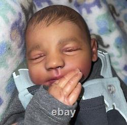 Black/AA/Ethnic Realborn Steven Baby! Reborn Baby Doll Lifelike And Handsome