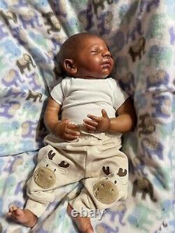 Black/AA/Ethnic Realborn Steven Baby! Reborn Baby Doll Lifelike And Handsome