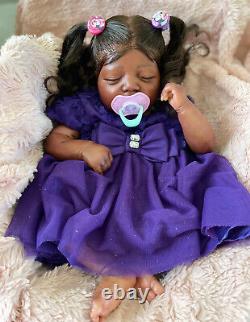 Black/AA/Ethnic Reborn Johanna Like Baby Girl! Reborn Baby Doll Lifelike