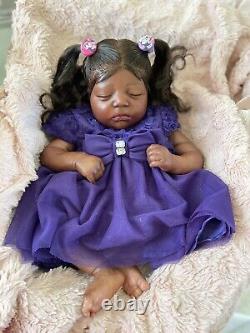 Black/AA/Ethnic Reborn Johanna Like Baby Girl! Reborn Baby Doll Lifelike